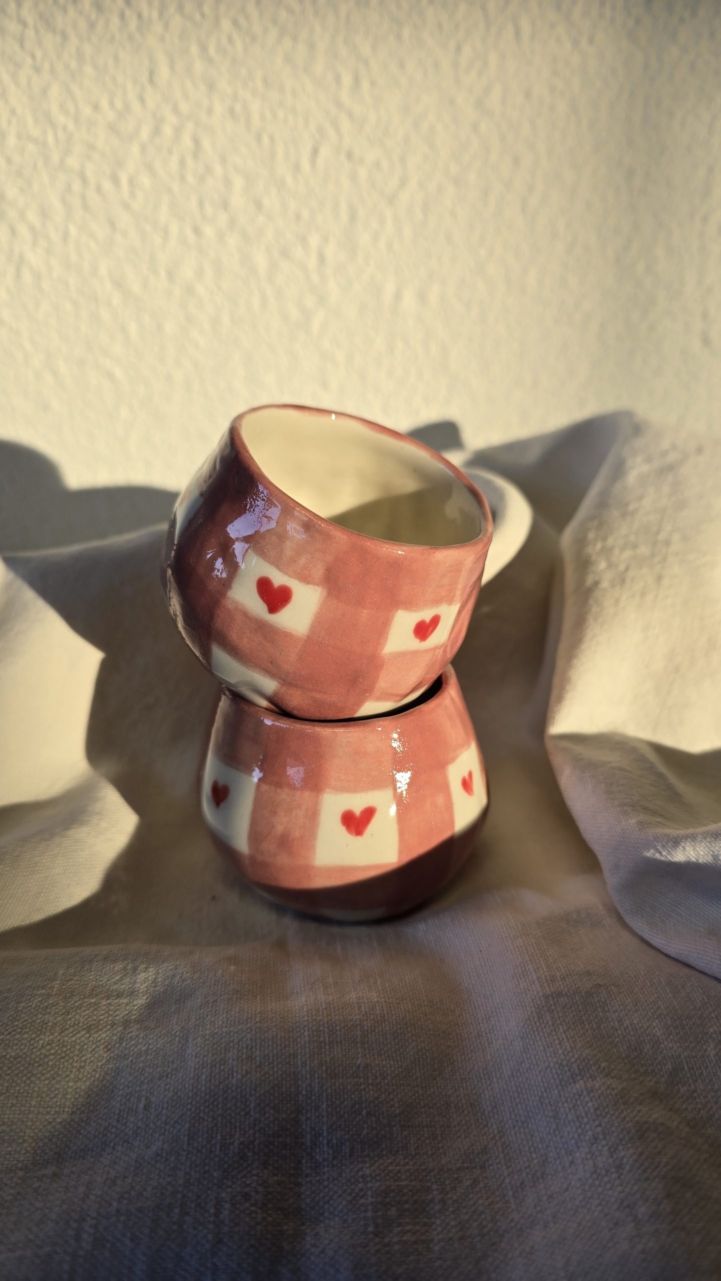 tasses grès carreaux